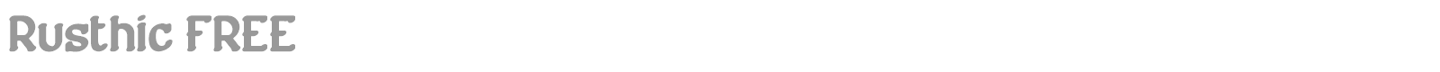 Rusthic font preview